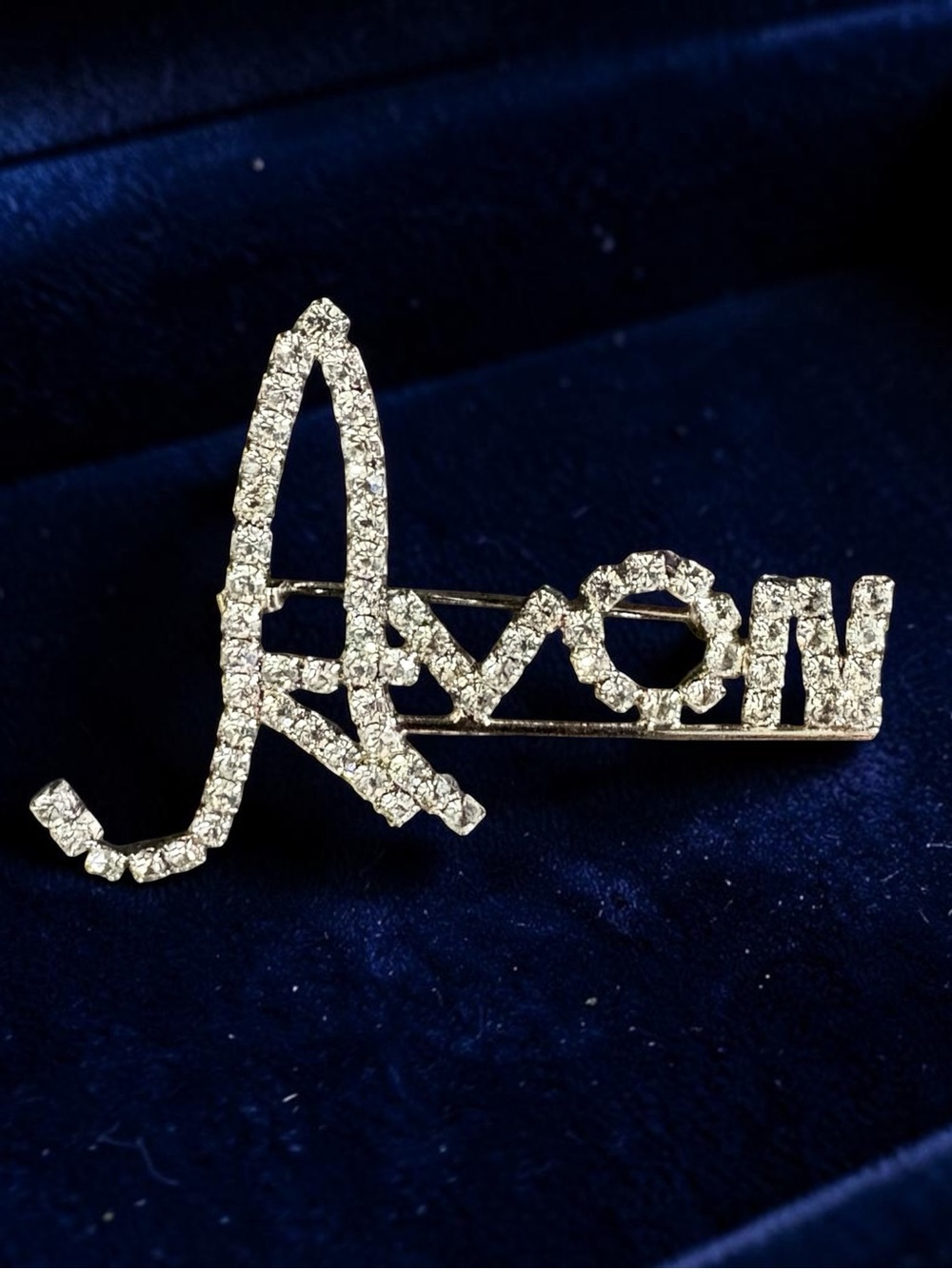 Vintage Avon Rhinestone Brooch
